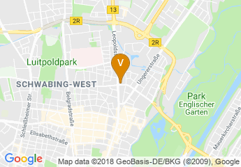 map of Fleming's Hotel Munchen-Schwabing