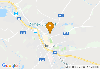 map of chateau Litomysl
