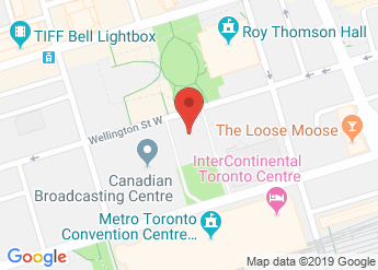 map of The Ritz-Carlton, Toronto