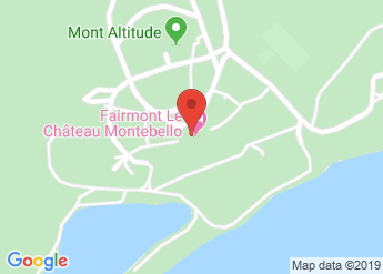 map of Fairmont Le Chateau Montebello