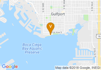 map of City of Gulfport: Gulfport Casino Ballroom