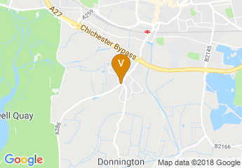 map of Donnington Parish Hall