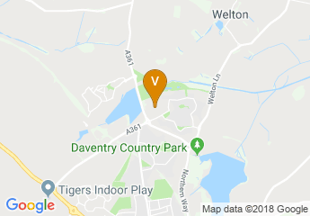 map of Mercure Daventry Court Hotel and Spa