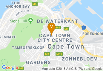 map of Cape Town Lodge Hotel