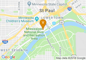map of InterContinental Saint Paul Riverfront