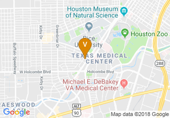 map of Hilton Houston Plaza/Medical Center