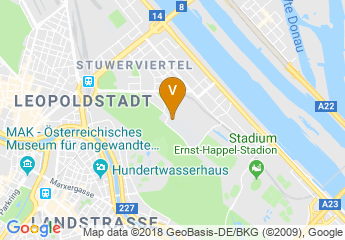 map of WU (Vienna University of Economics and Business)