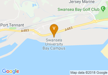 map of Swansea University Bay Campus