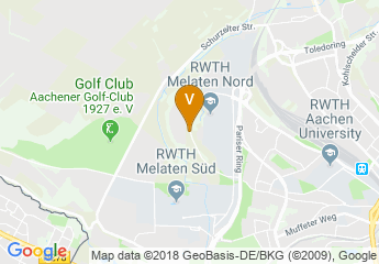 map of RWTH Aachen Campus GmbH