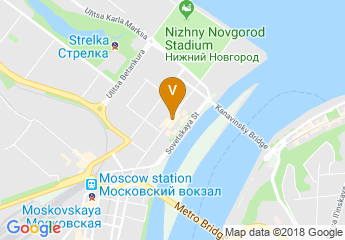 map of Nizhny Novgorod Fair Tour