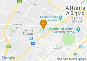 map of Athens Tiare Hotel