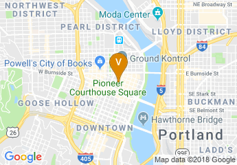 map of Courtyard by Marriott Portland City Center