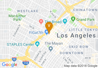 map of Intercontinental Los Angeles Downtown