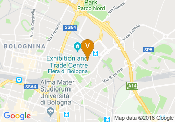 map of Fiera di Bologna