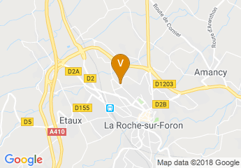 map of Parc des Expositions de La Roche-Sur-Foron