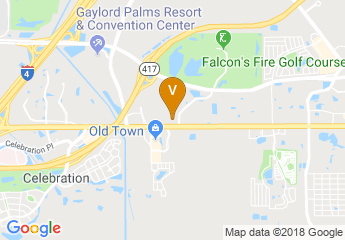 map of Holiday Inn Orlando SW - Celebration Area
