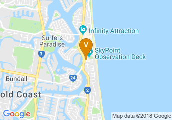 map of Watermark Hotel & Spa Gold Coast