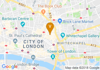 map of Northumbria University, London Campus