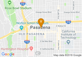 map of Pasadena Convention Center