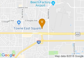 map of Wichita Marriott