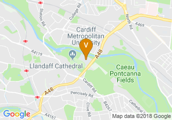 map of Cardiff Metropolitan University