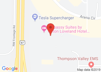map of Embassy Suites by Hilton Loveland Hotel Conference Center & Spa