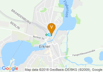 map of Stadthalle Erkner