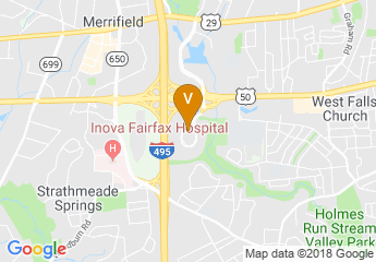 map of Falls Church Marriott Fairview Park
