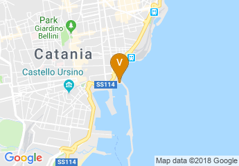 map of Istituto Nazionale di Fisica Nucleare - Laboratori Nazionali del Sud - Sede distaccata del Porto di Catania