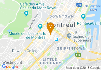 map of Hotel Novotel Montreal Centre