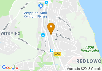 map of Pomorski Park Naukowo-Technologiczny Gdynia