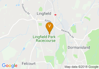 map of Lingfield Park Racecourse