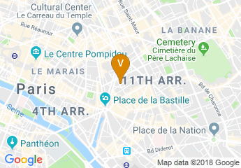 map of Hotel ibis Paris Bastille Opera 11eme
