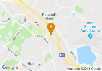 map of Mercure London Watford Hotel
