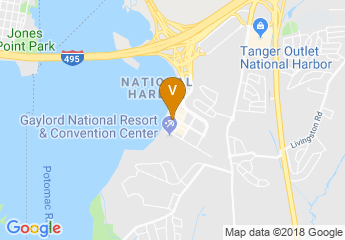 map of AC Hotel by Marriott National Harbor Washington, DC Area