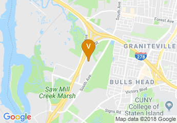 map of Hilton Garden Inn New York/Staten Island