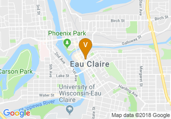 map of Eau Claire Expo Center