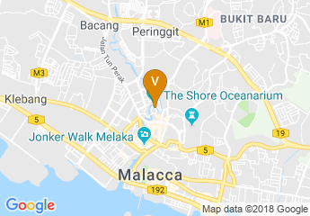 map of Swiss-Garden Hotel Melaka