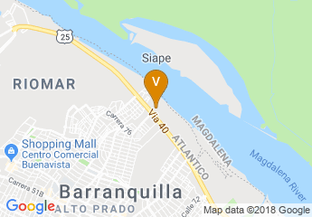 map of Centro de Eventos del Caribe Puerta de Oro