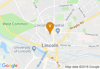 map of Lincoln Castle