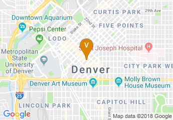 map of 16th Street Denver Mall