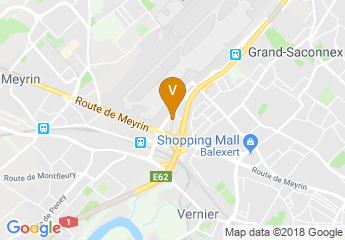 map of Holiday Inn Express Geneva Airport