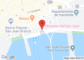 map of Sheraton Old San Juan Hotel