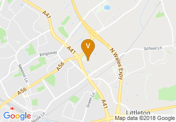 map of DoubleTree by Hilton Hotel & Spa Chester