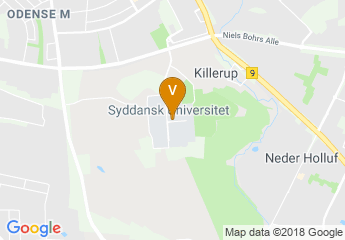 map of University Of Southern Denmark