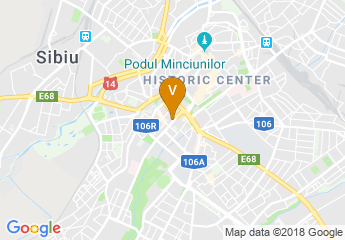 map of Lucian Blaga University of Sibiu