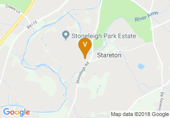 map of Stoneleigh Park Main Entrance