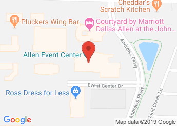 map of Allen Event Center