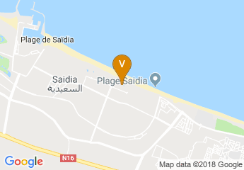 map of Hotel Be Live Collection Saidia