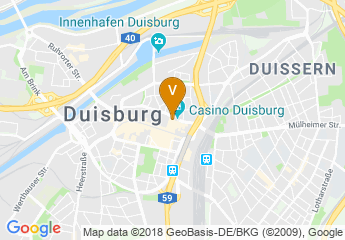 map of Mercatorhalle Duisburg im CityPalais